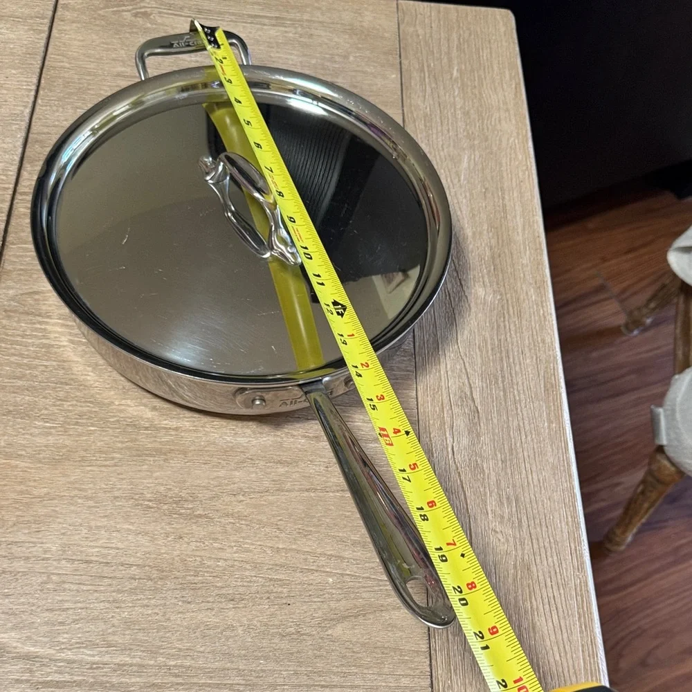 All Clad D5 Stainless Steel Saucepan with Lid 3 quart - Picture 14 of 15
